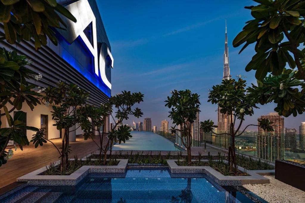 Paramount Midtown Deluxe 1 Bedroom Apartment With Full Burj-Khalifa View 두바이 외부 사진